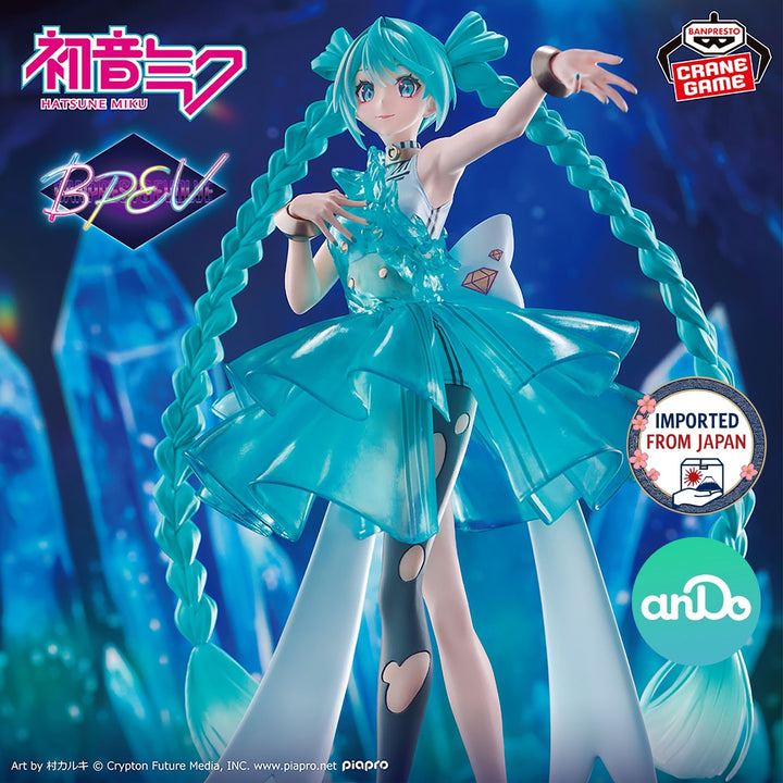 HATSUNE MIKU BANPRESTO EVOLVE  Clearluxe -EmeraldGem- Figure -P