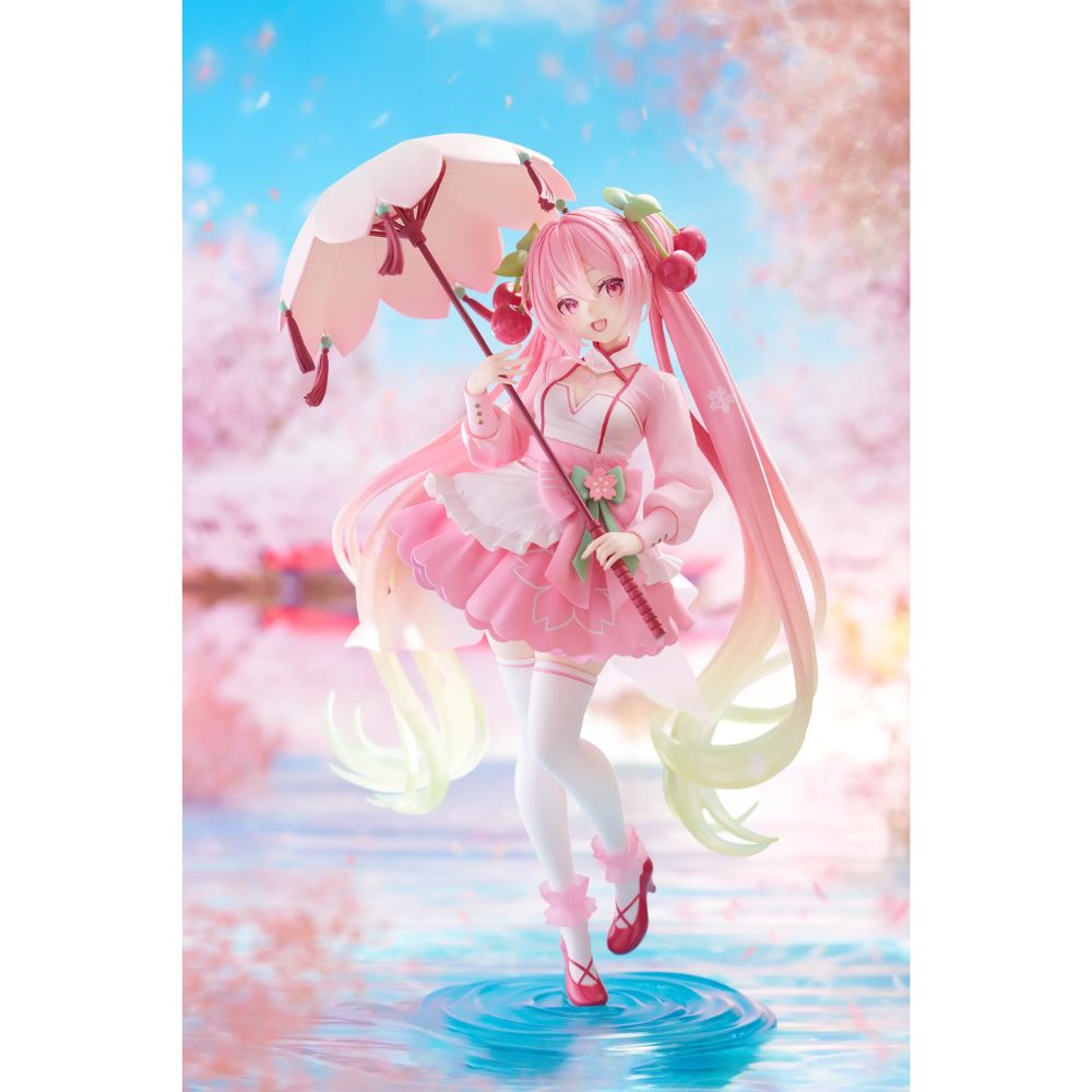 HATSUNE MIKU SAKURA MIKU Amp+ Figure ~Sakura Dress ver.