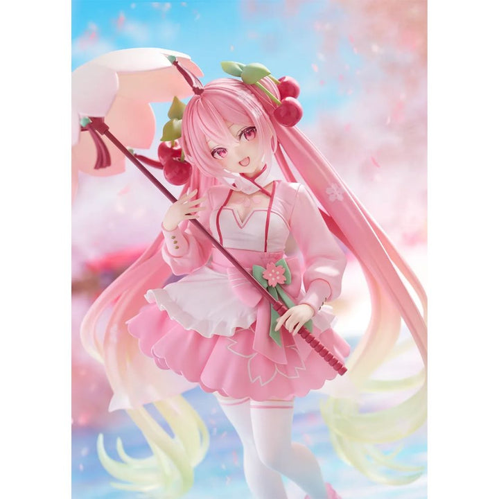 HATSUNE MIKU SAKURA MIKU Amp+ Figure ~Sakura Dress ver.