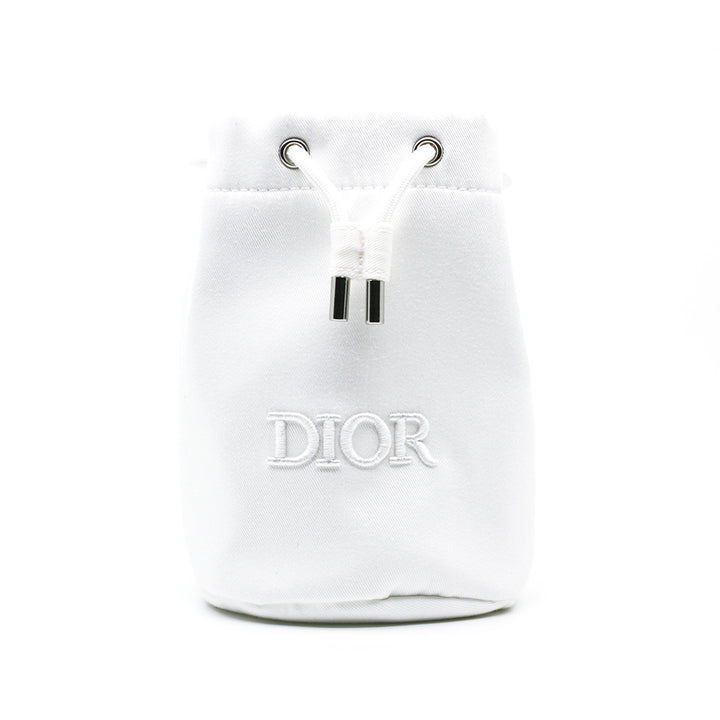 DIOR Makeup Pouch Bag White