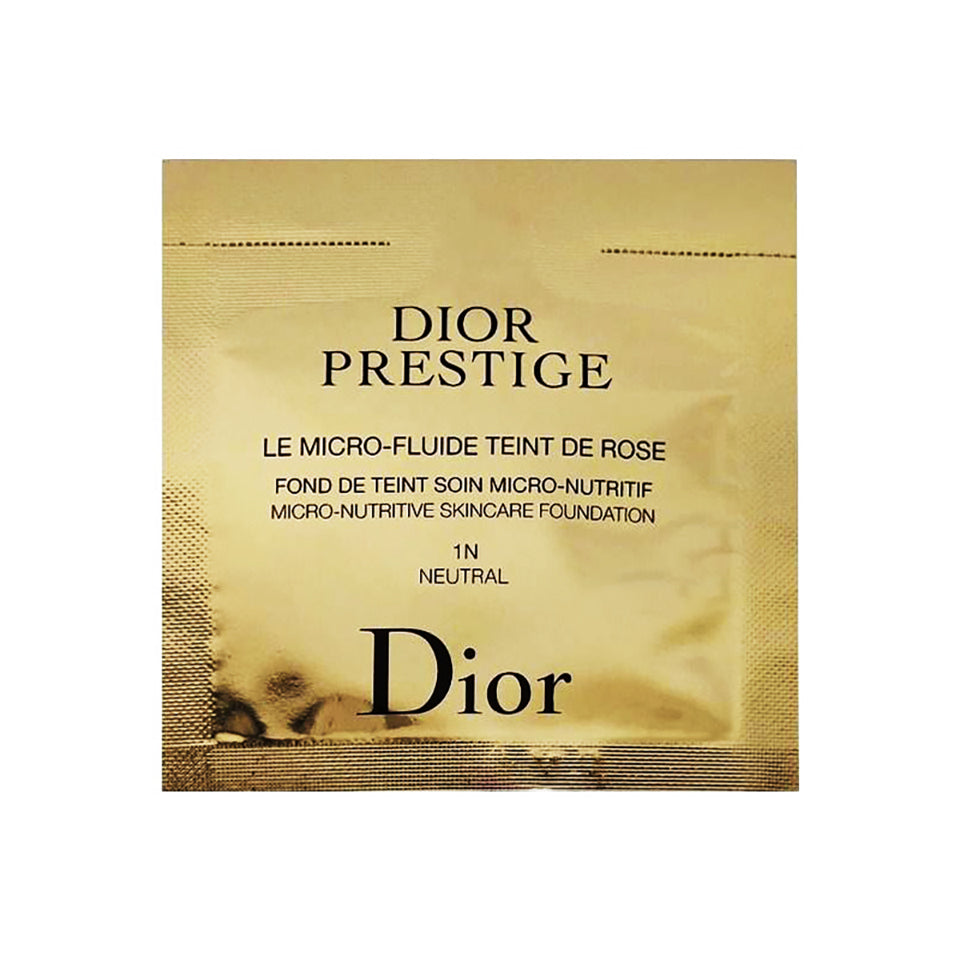 DIOR PRESTIGE Micro nutritive skincare foundation 1n Neutral sachet 1ml