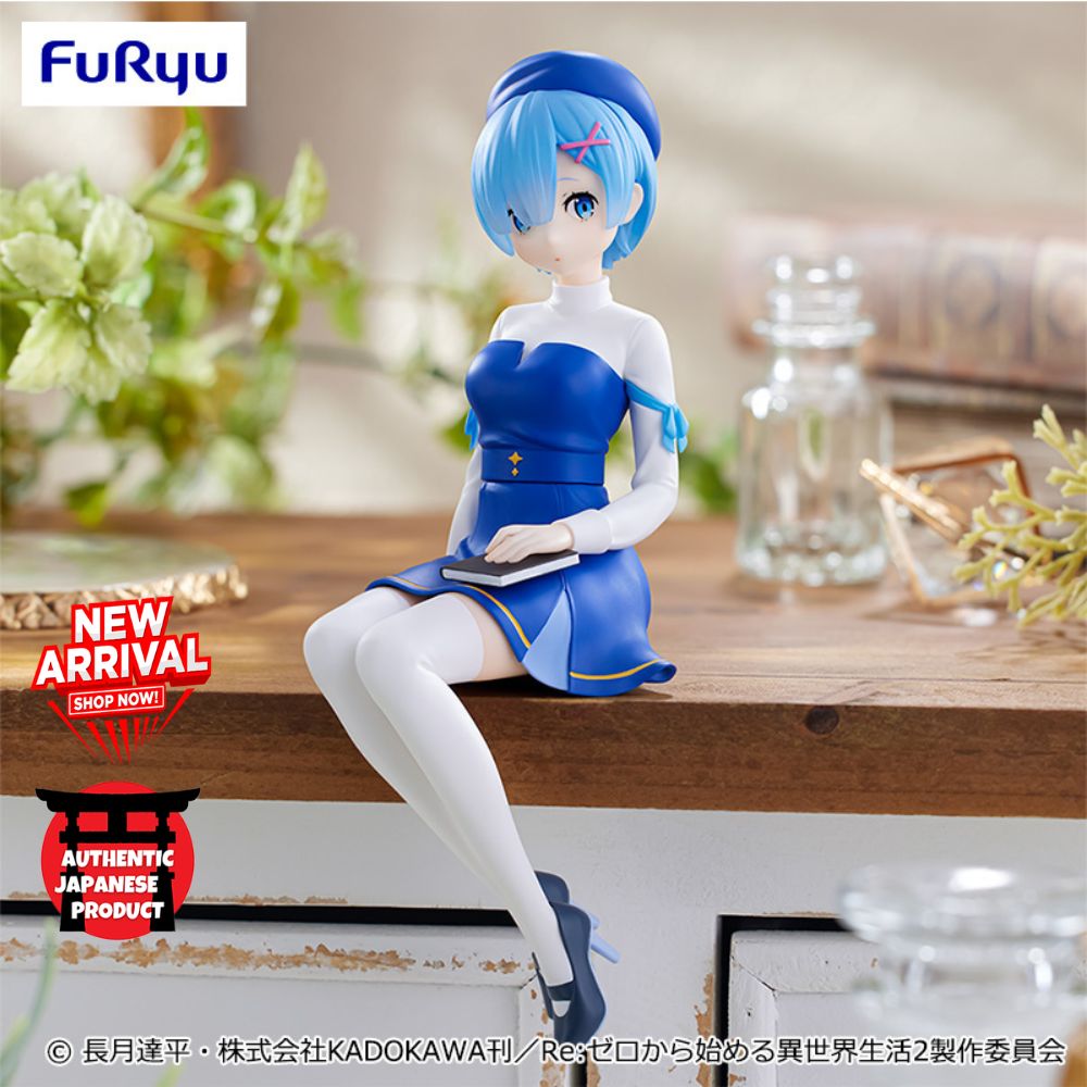 RE-ZERO Noodle Stopper Figure -REM Literary Style-