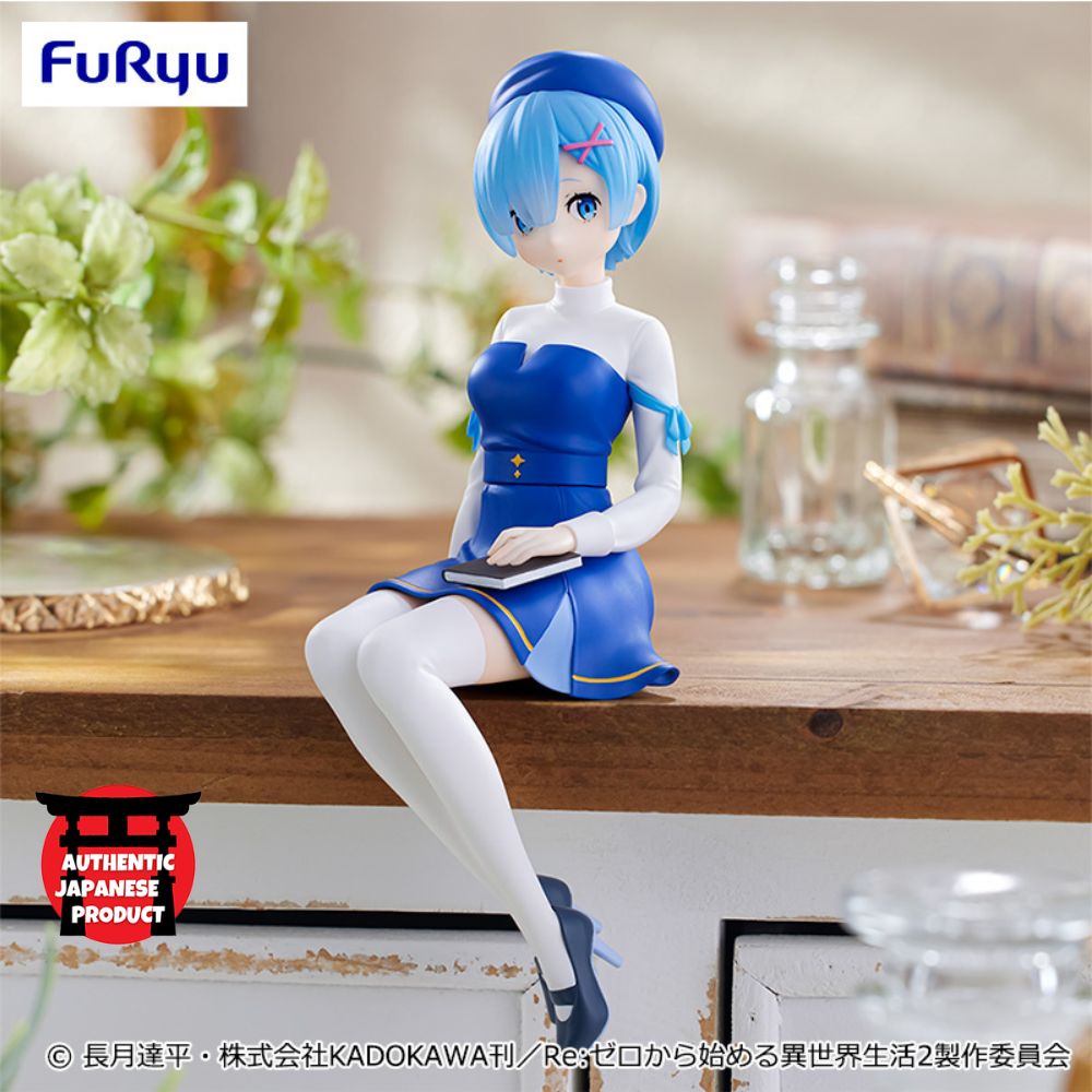RE-ZERO Noodle Stopper Figure -REM Literary Style-