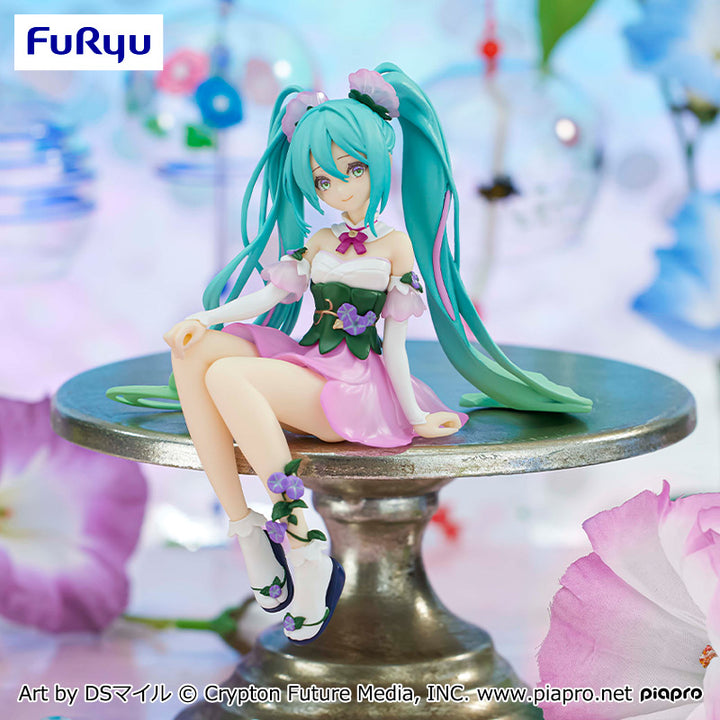 HATSUNE MIKU Noodle Stopper Figure Flower Fairy -Morning Glory Pink ver.-