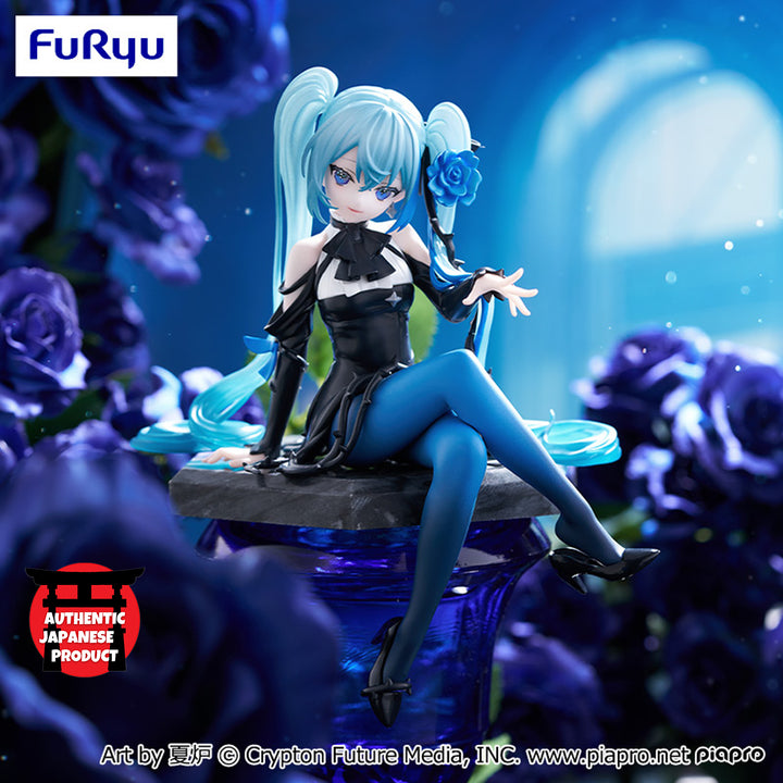 HATSUNE MIKU Noodle Stopper Figure Flower Fairy -Blue Rose-
