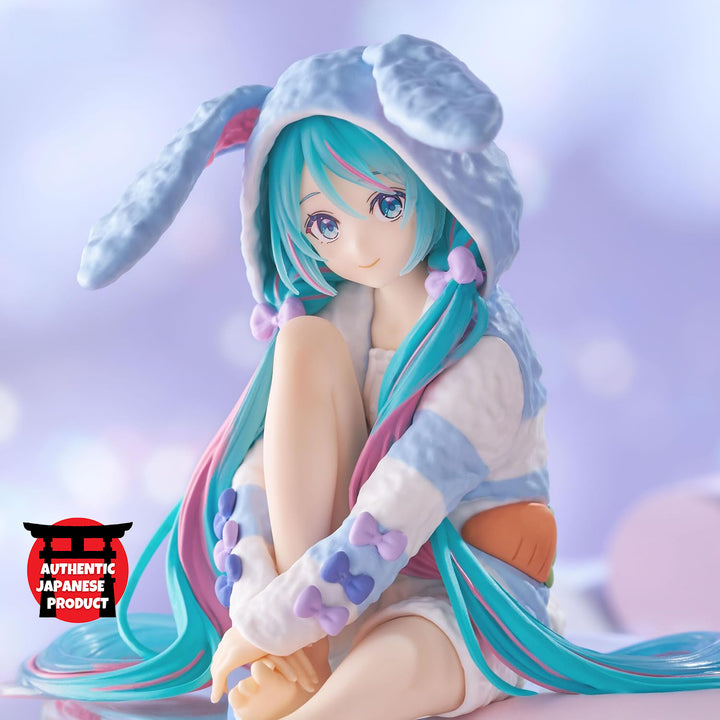 HATSUNE MIKU NoodleStopperFigure -BunnyEarPajamas- Blue ver-