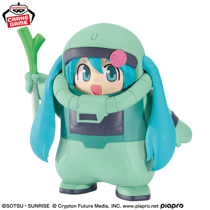 GUNDAM 45th Anniversary x HATSUKE MIKU Figure Zaku Gurumi -HATSUKE MIKU Ver.-