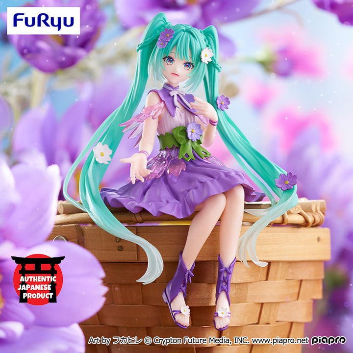 HATSUKE MIKU Noodle Stopper Figure Flower Fairy-Purple Cosmos-