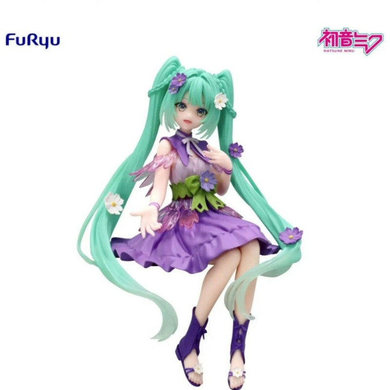HATSUKE MIKU Noodle Stopper Figure Flower Fairy-Purple Cosmos-