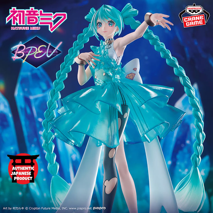 HATSUNE MIKU BANPRESTO EVOLVE  Clearluxe - EmeraldGem - Figure