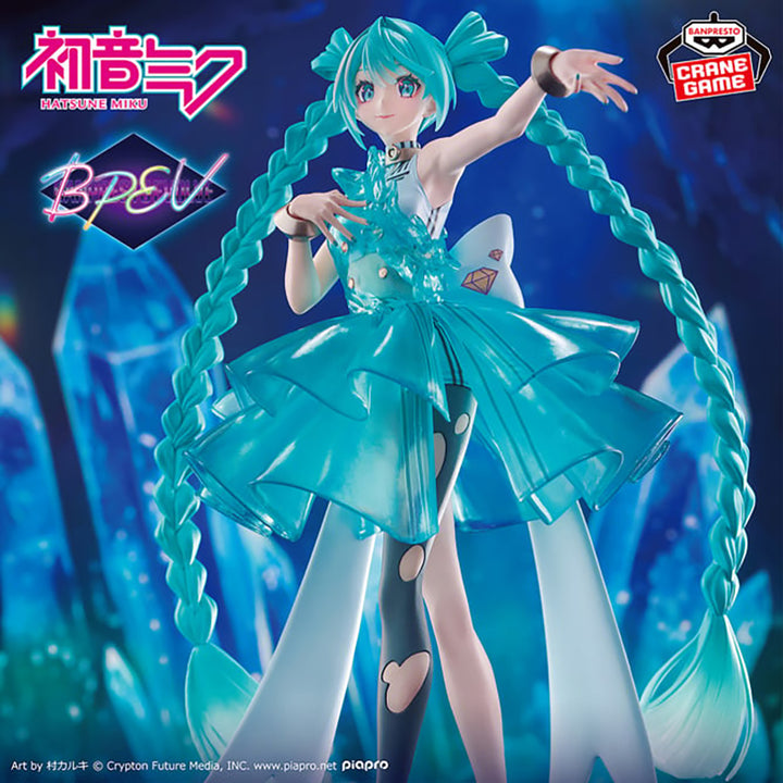 HATSUNE MIKU BANPRESTO EVOLVE  Clearluxe - EmeraldGem - Figure