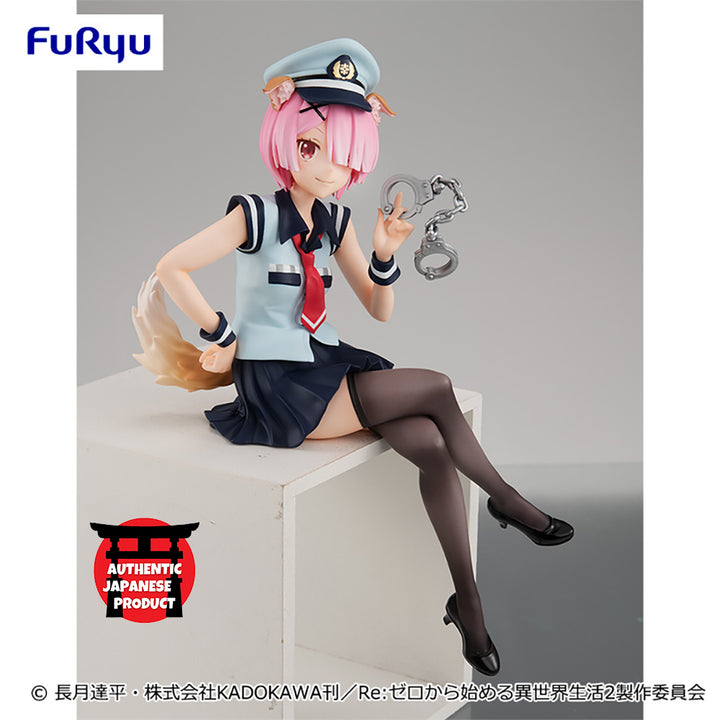 RE-ZERO Noodle Stopper Figure -RAM Dog Ear Police-