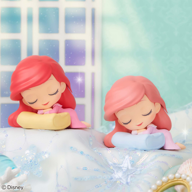 DISNEY Q posket sleeping Disney Characters -ARIEL- ColorA