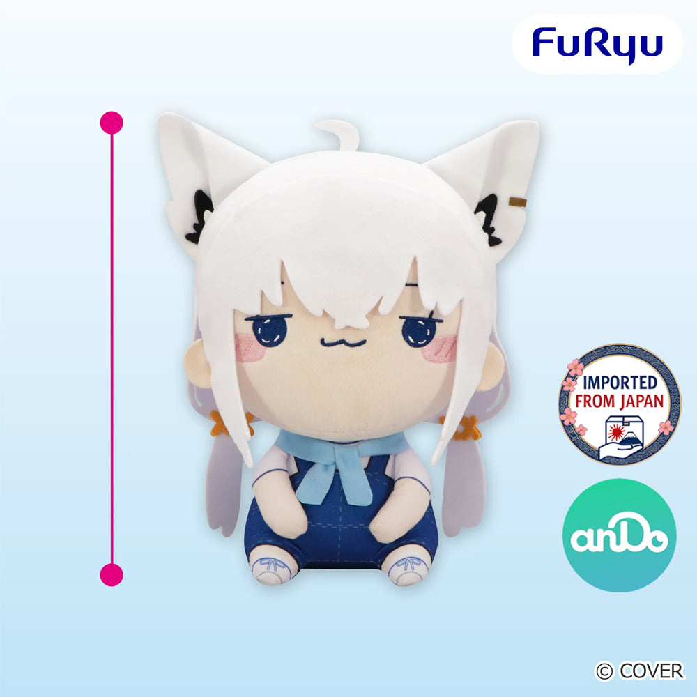Hololive Production Mochipiko BIG Plush Toy -SHIRAKAMI FUBUKI- P