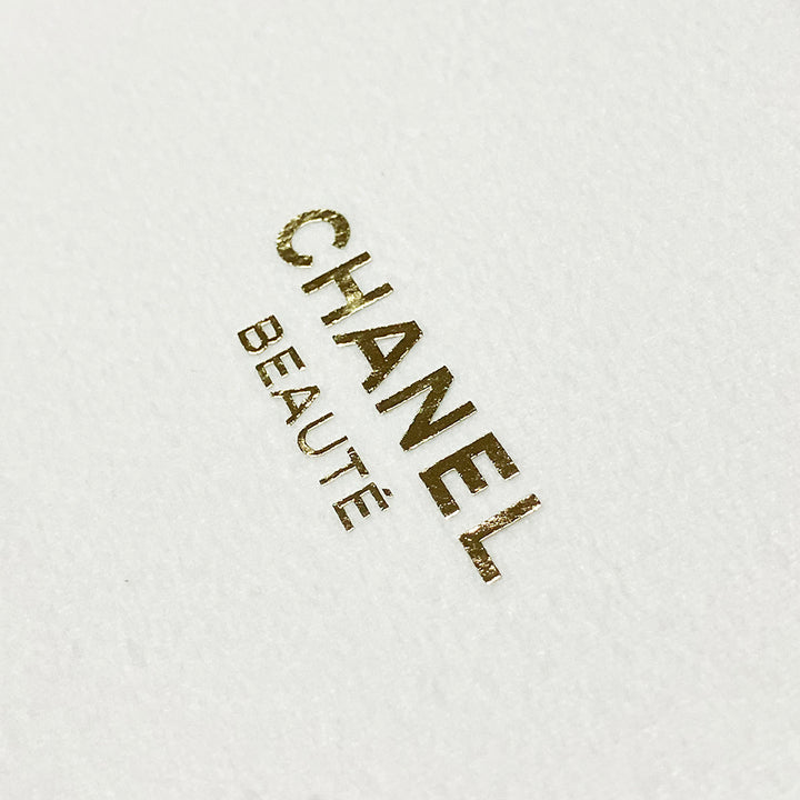 CHANEL BEAUTE Velvet White Pouch