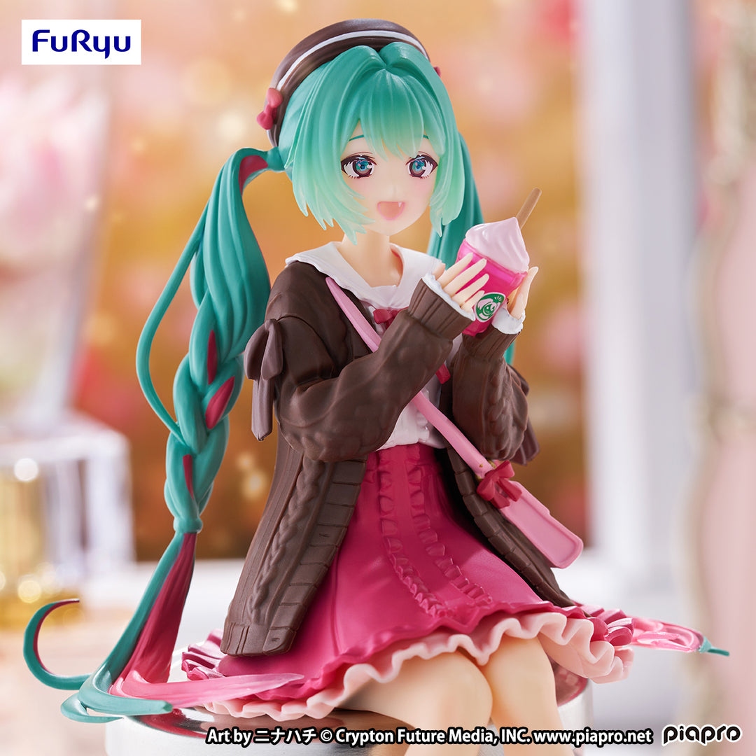 HATSUNE MIKU Noodle stopper figure -Autumn Date- Pink ver.